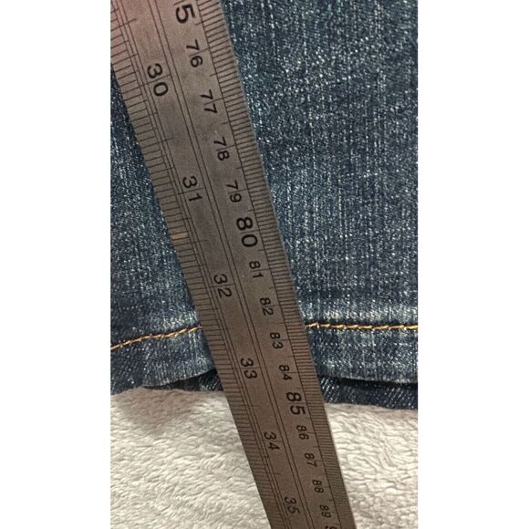 Wrangler Retro Mae Mid Rise Bootcut Blue Jeans Dark Wash Size 17 x 34 New - Picture 5 of 10